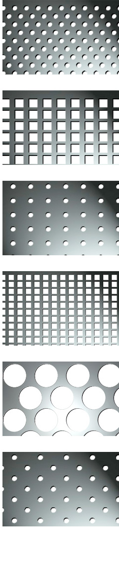 Soluzioni e componenti in lamiera forata e bugnata - Engineered perforated and embossed metal items